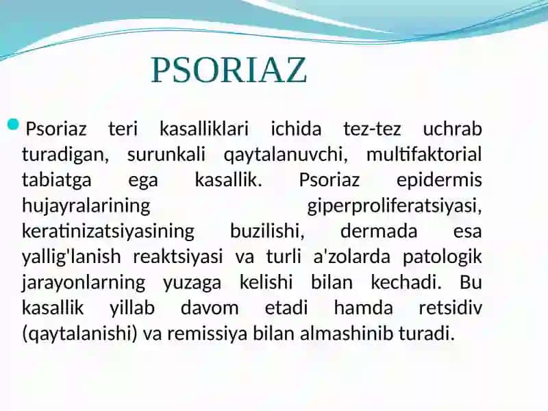 Papulyoz toshmali kasalliklar 3
