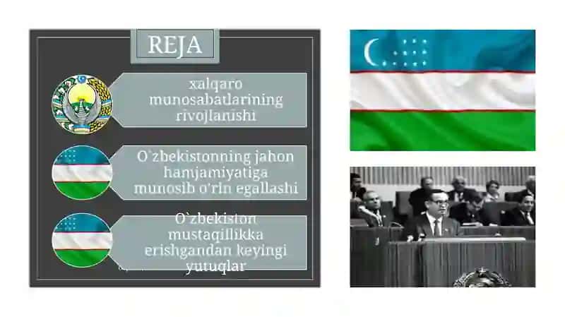 O‘zbekistonning jahon hamjamiyatida tutgan o‘rni 3