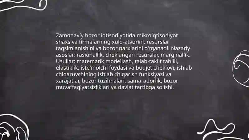 Zamonaviy Bozor Iqtisodiyoti Muammolari 3