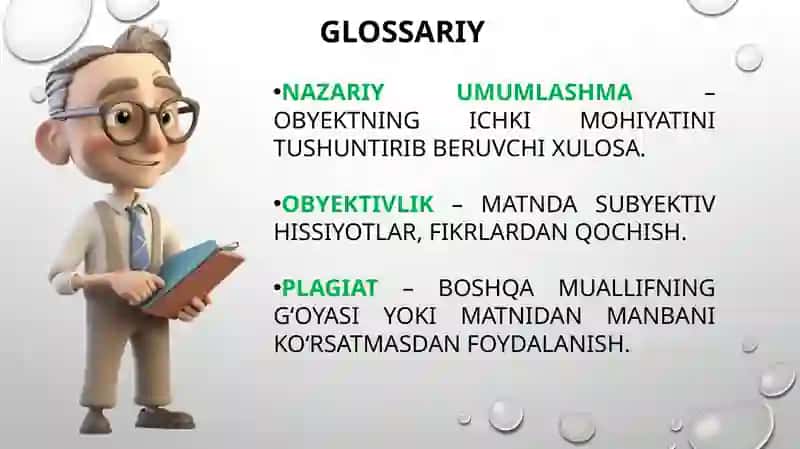 Ilmiy manbalarni keltirish vastilistika 3