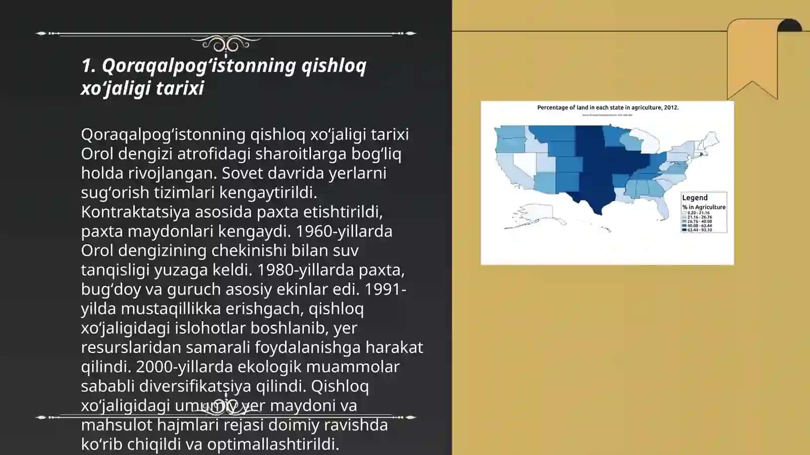 Qoraqalpogʻistonning qishloq xoʻjaligi tarixi 3