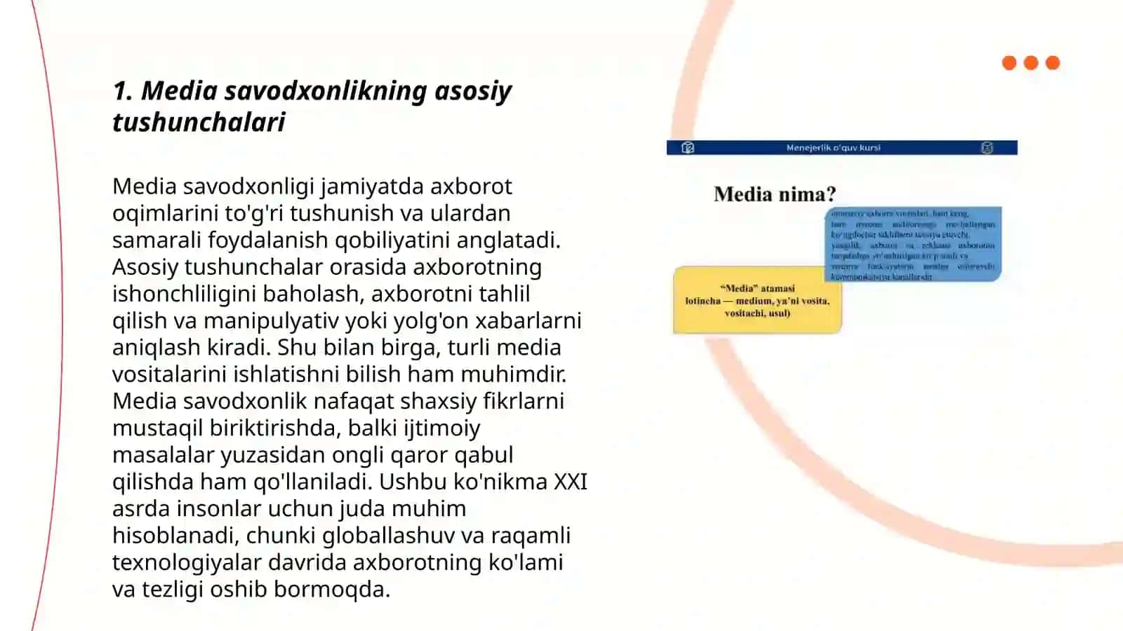Media savodxonlikning asosiy tushunchalari 3