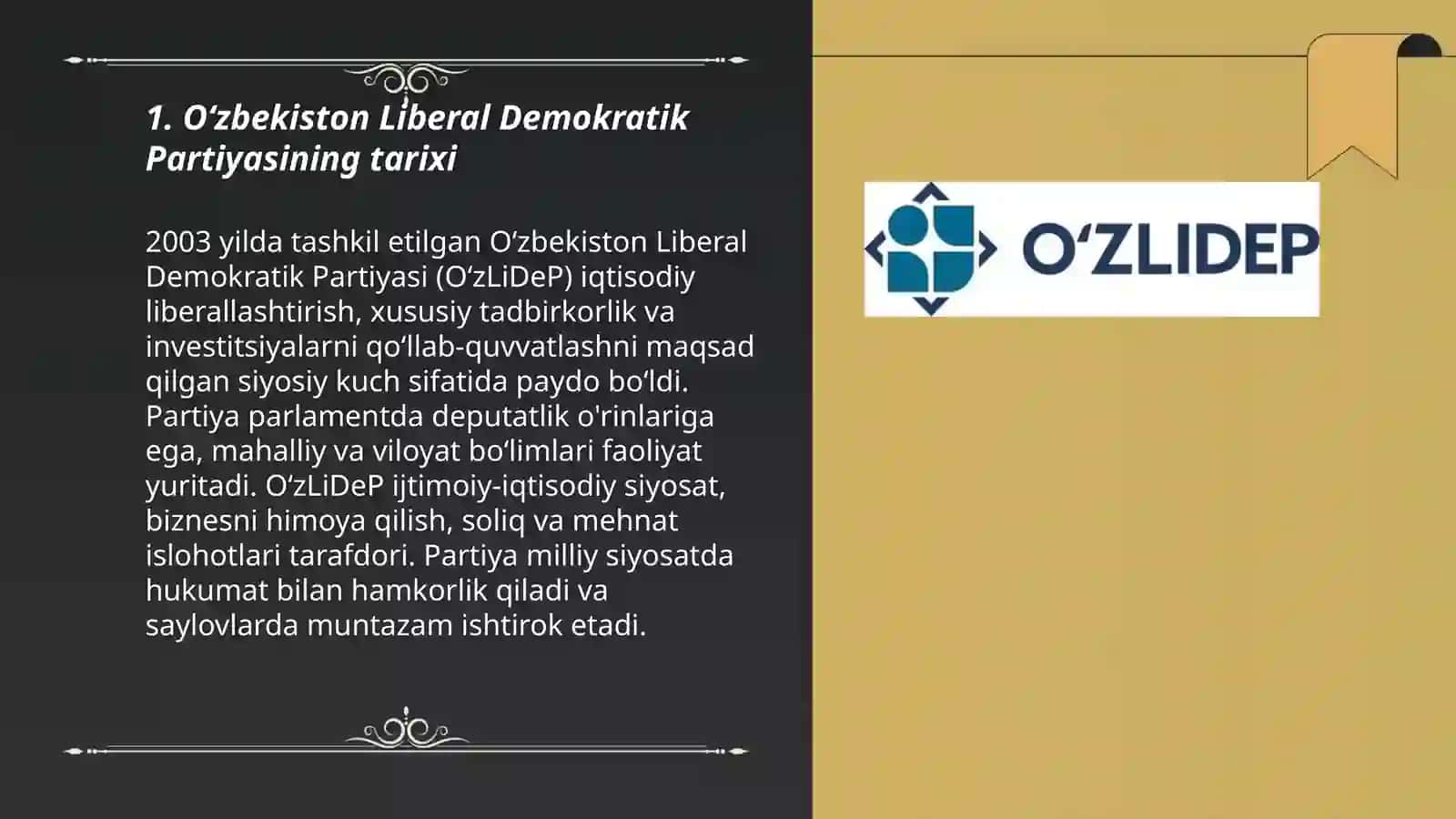 Oʻzbekiston Liberal Demokratik Partiyasi 3