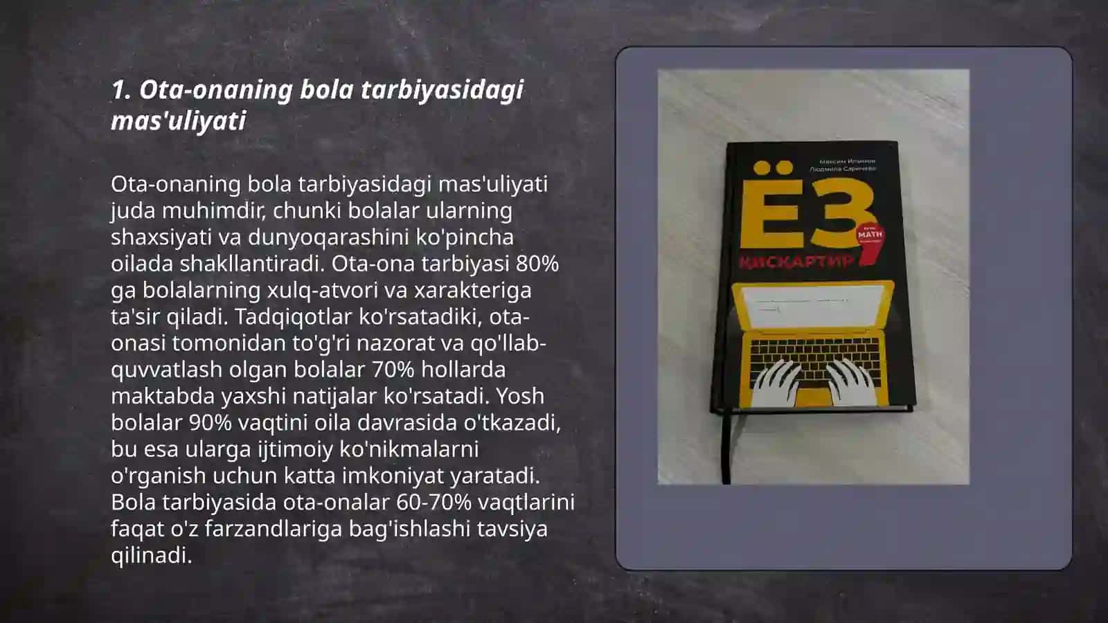 Bola tarbiyasida ota-onaning oʻrni 3