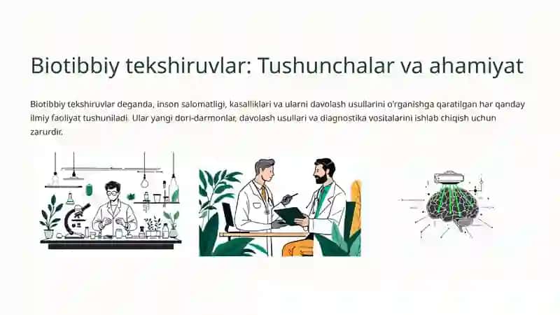 Biotibbiy tekshiruvlarni tartibga solishning etik-huquqiy jihatlari 3