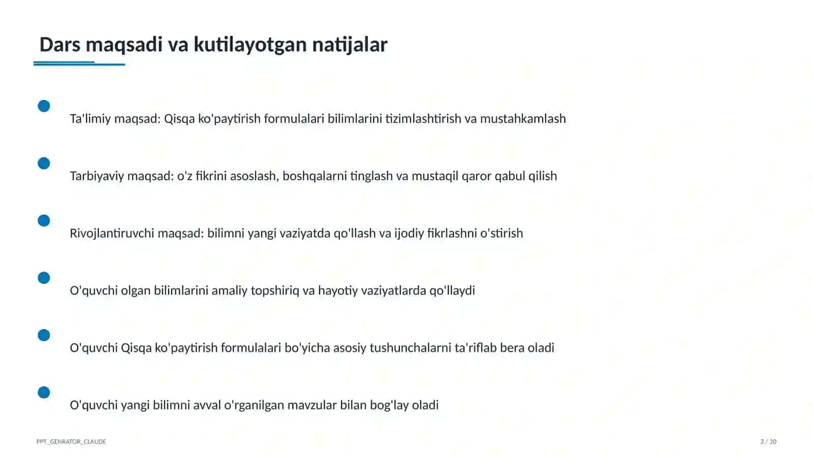 Qisqa ko'paytirish formulalari (7-sinf) 3