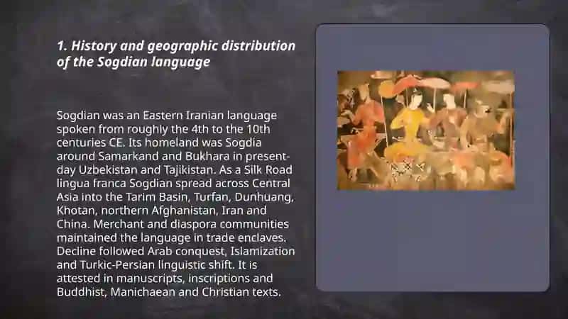 Sogdian-dead language 3