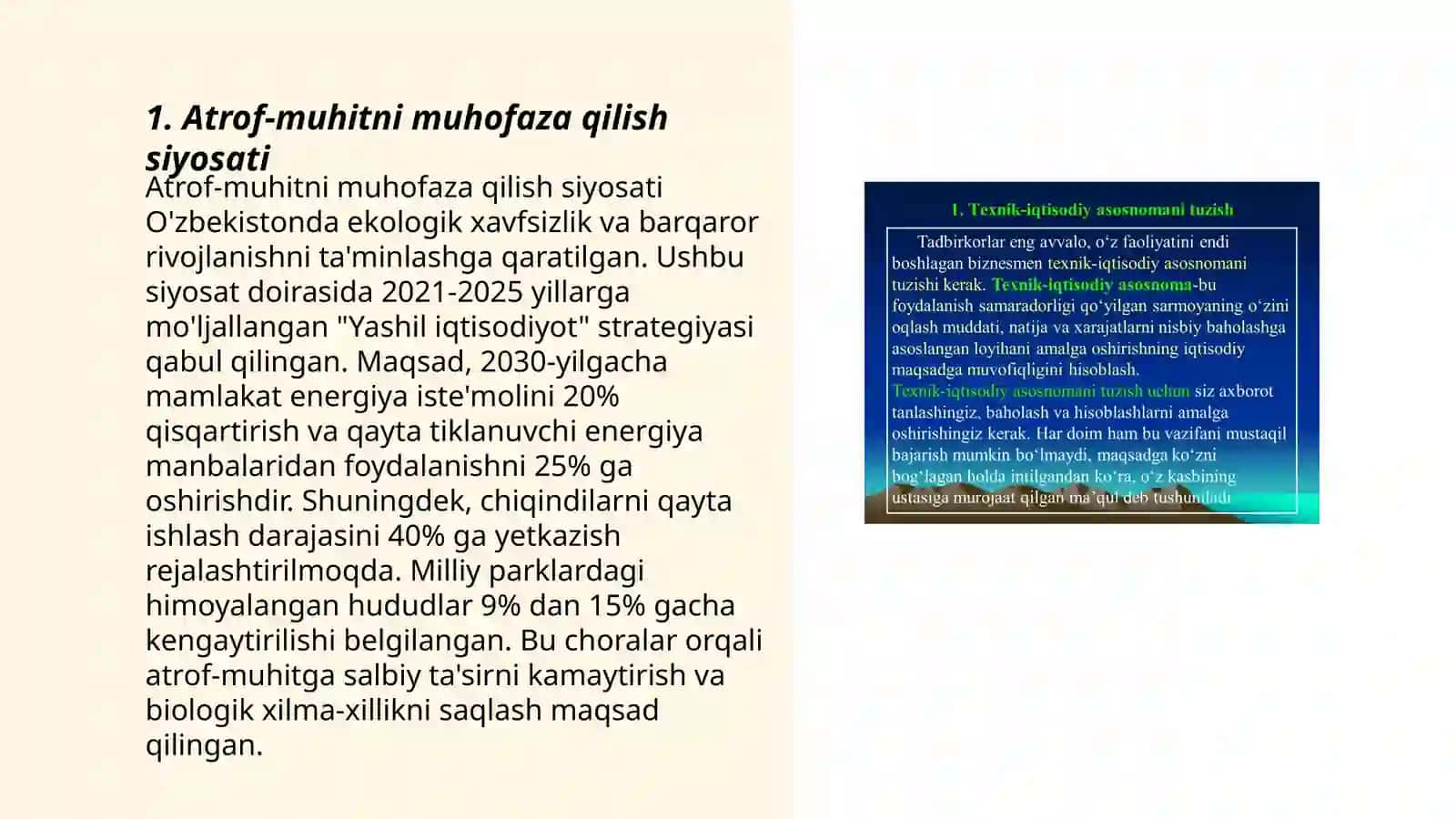 Atrof-muhitni muhofaza qilish siyosati 3