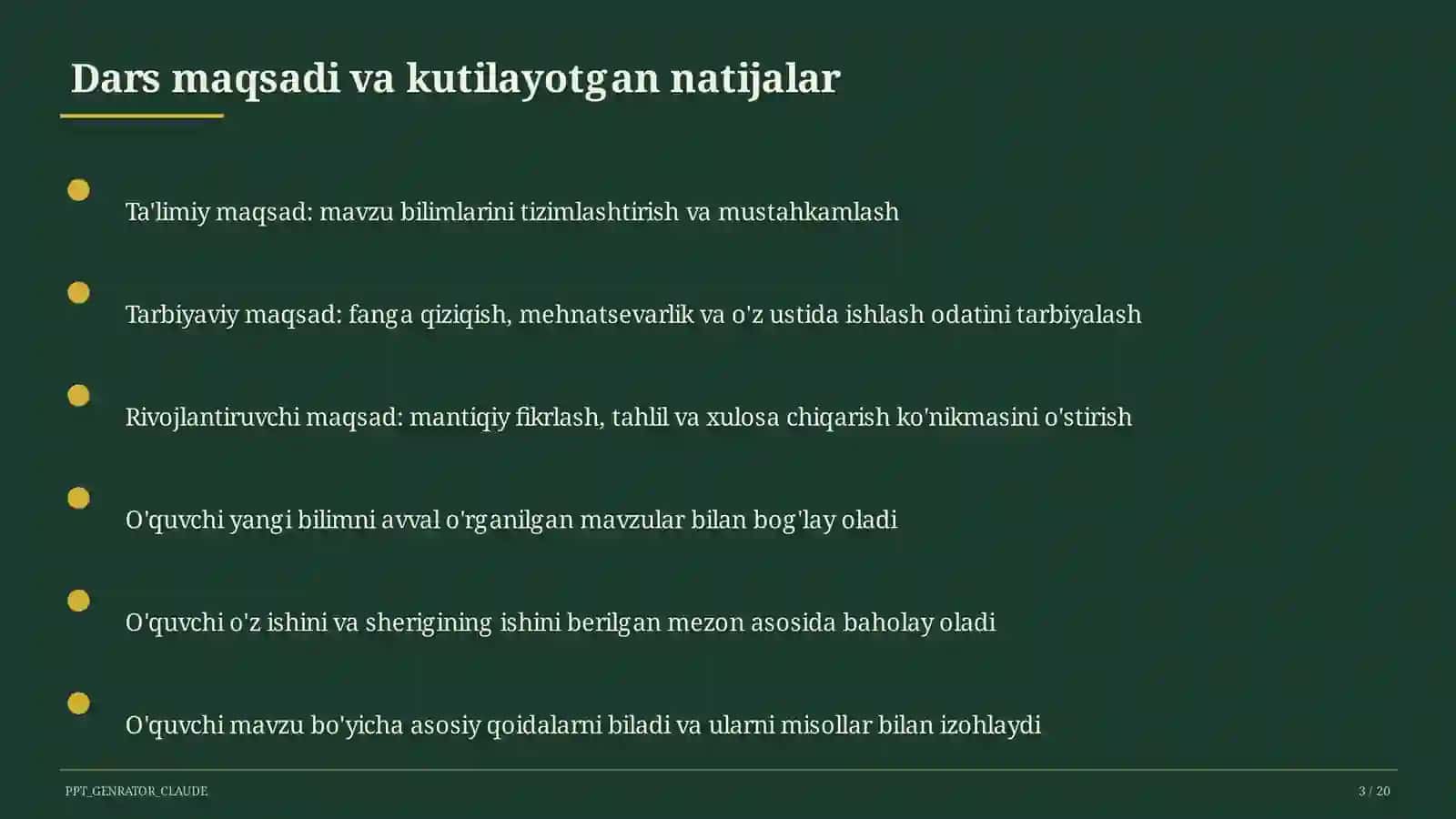 To'g'ri burchakli uchburchak xossalari (7-sinf) 3