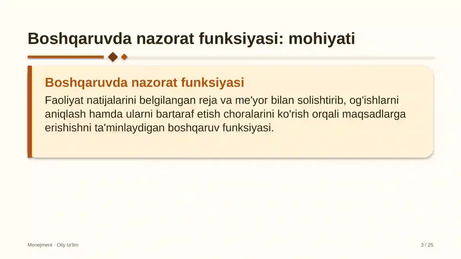 Elektronika do'konlarida boshqaruvda nazorat funksiyasi 3