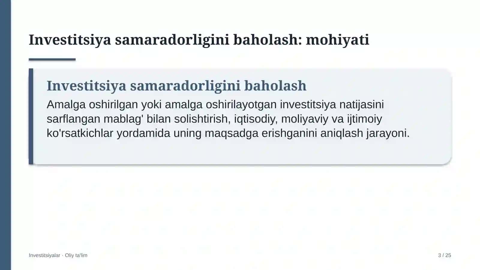 Elektr energiyasi bozorida investitsiya samaradorligini baholash 3