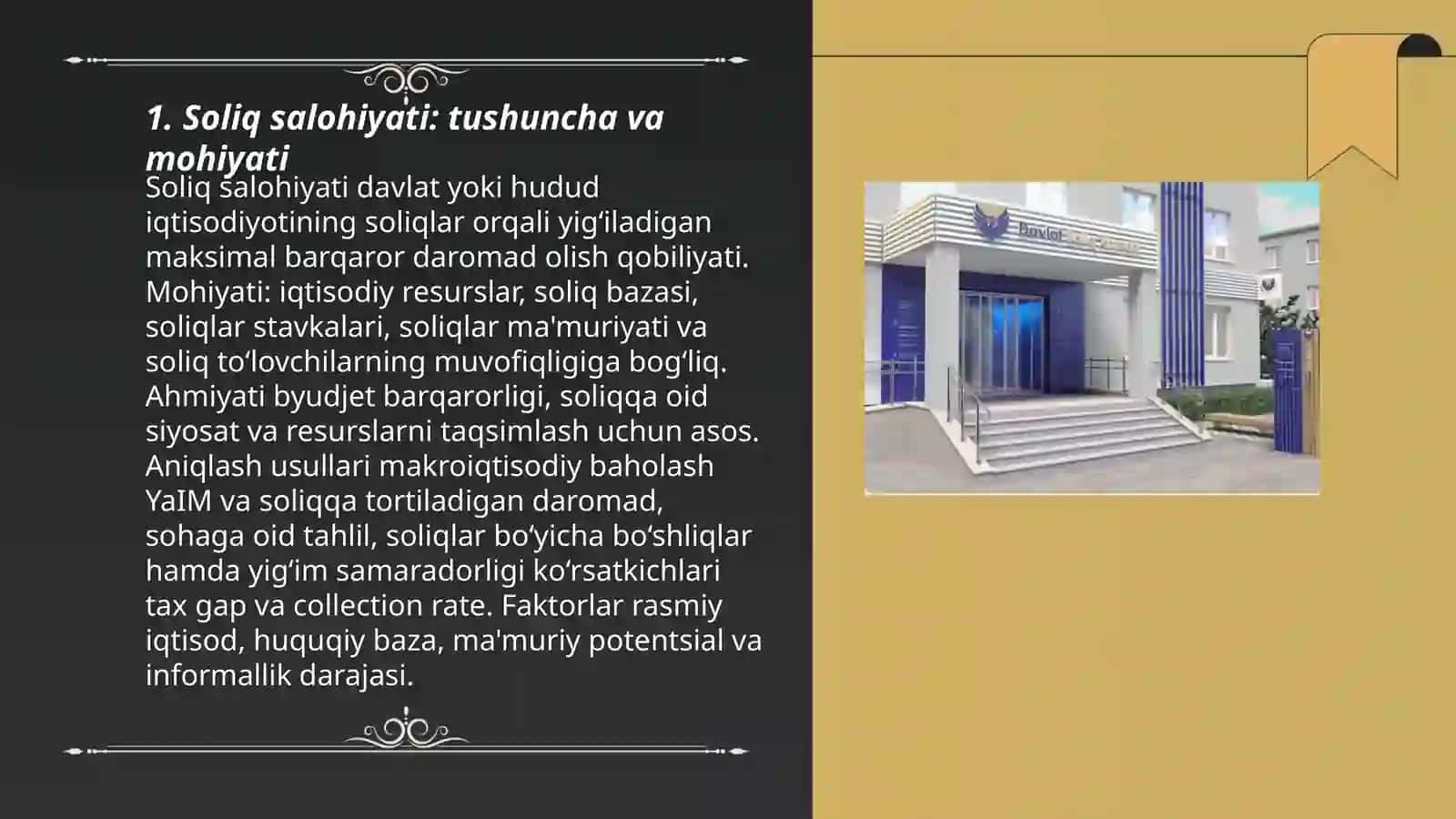 Soliq salohiyati va uni aniqlash tartibi 3