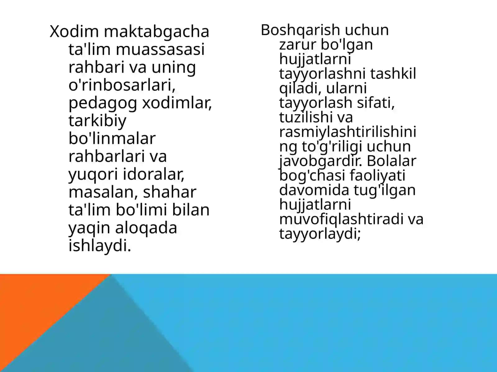 Xodimning vazifalari 3
