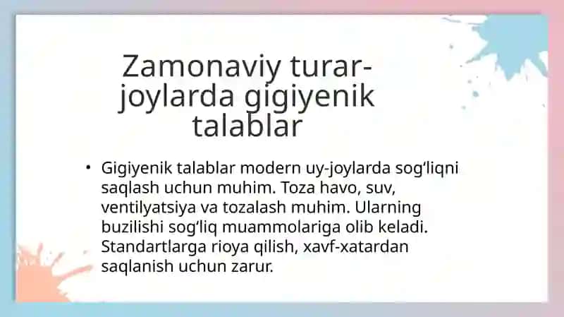 Zamonaviy Turar-Joylar va Shaharlar 3