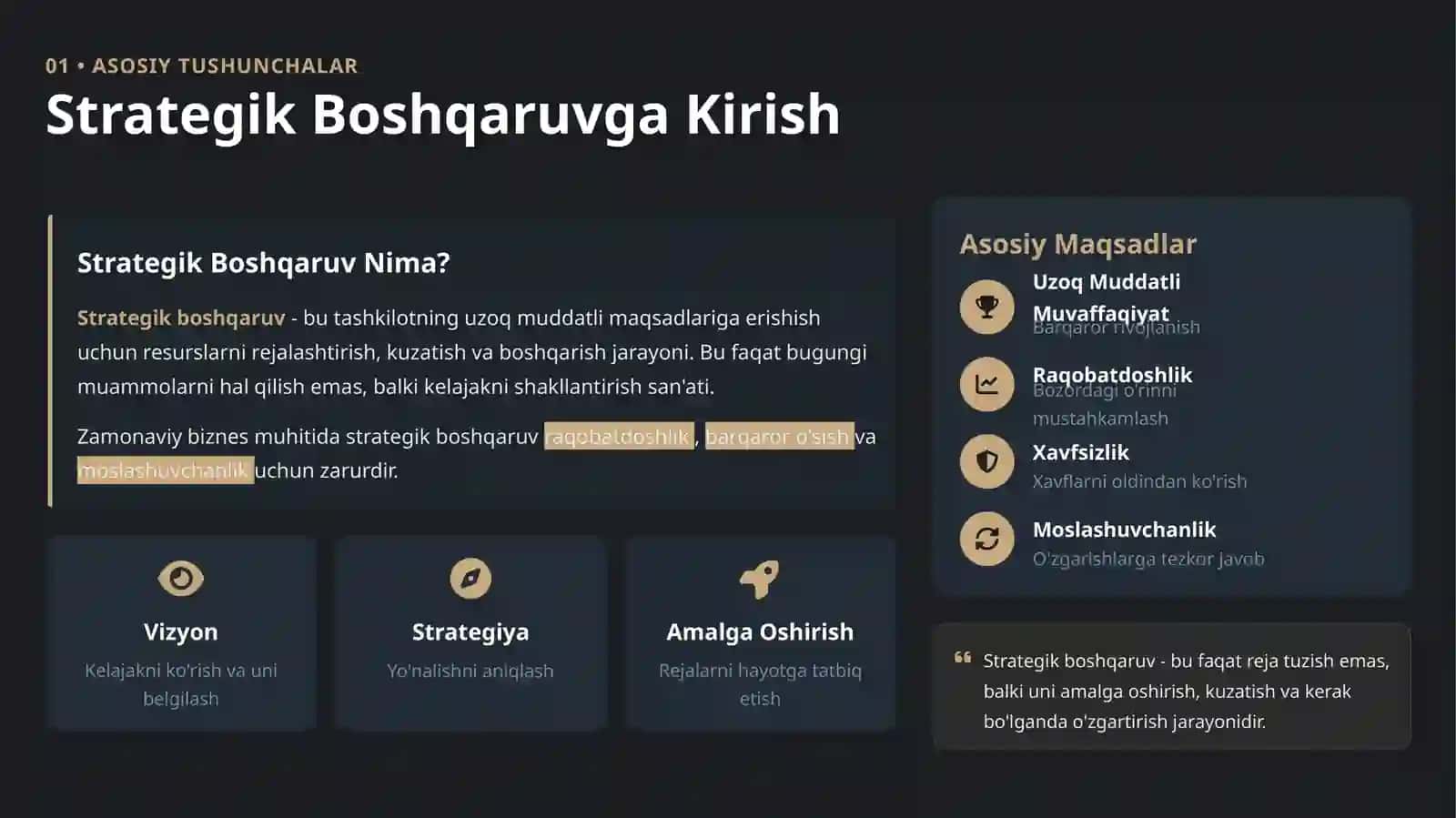 Korporativ Rahbarlik va Strategik Menejment 3