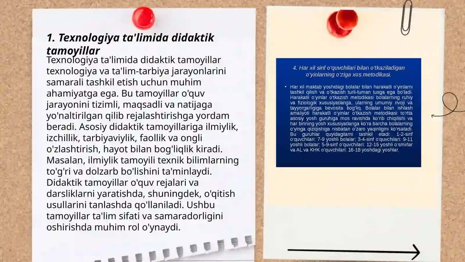 Texnologiya va uni oʻqitish metodikasi darslarining talablari 3