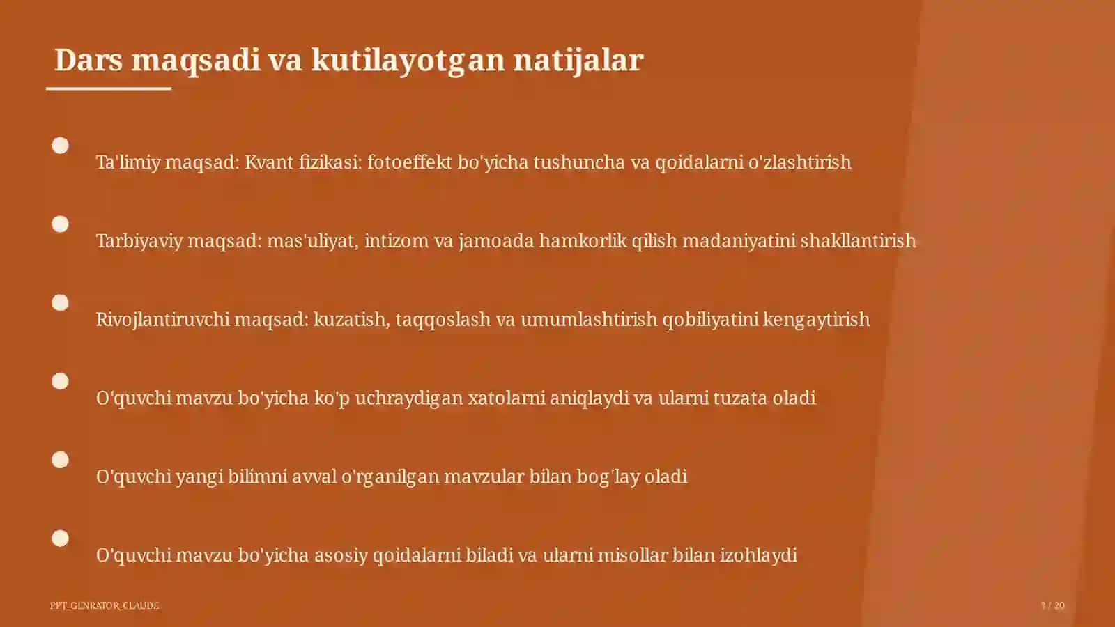 Kvant fizikasi: fotoeffekt (11-sinf) 3