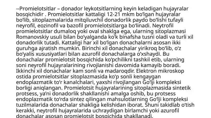Granulotsitopoez 3
