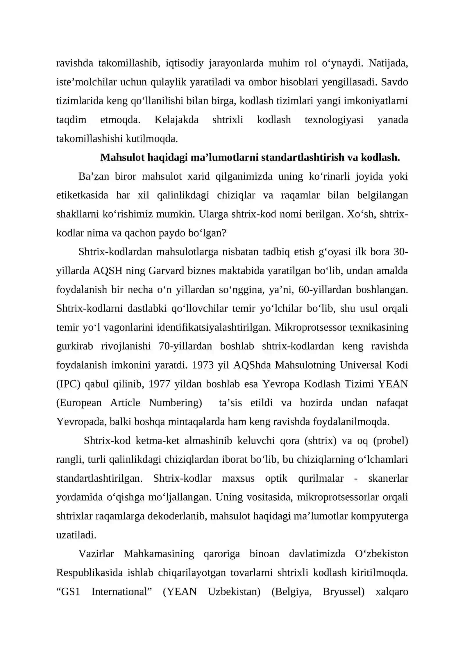 Shtrixli kodlash 3