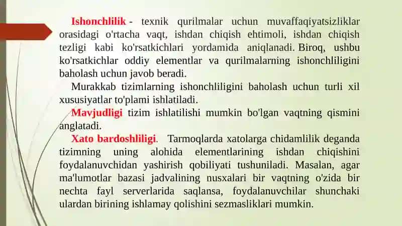 Kommunikatsion kanalning o’tkazish qobiliyati 3