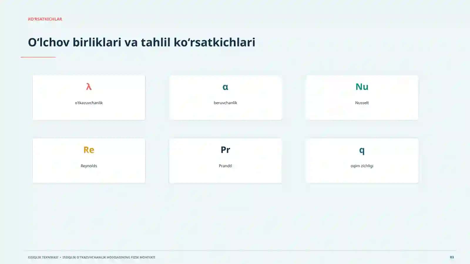 Issiqlik oqimi modeli Issiqlik o‘tkazuvchanlik hodisasining fizik mohiyati, 20 slaydli ilmiy taqdimot 3