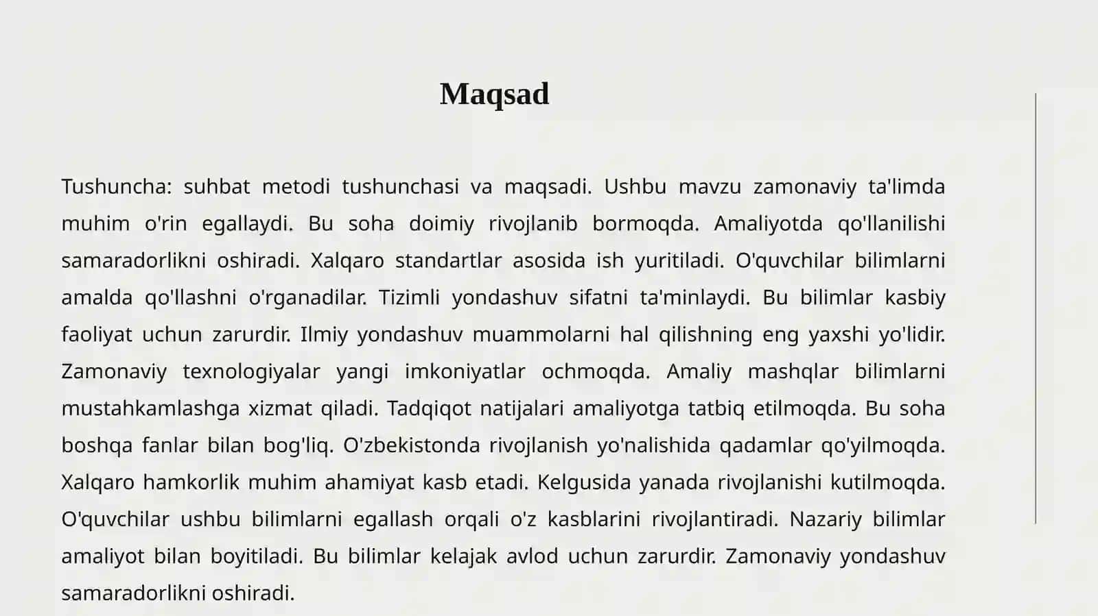 SUHBAT METODI 3
