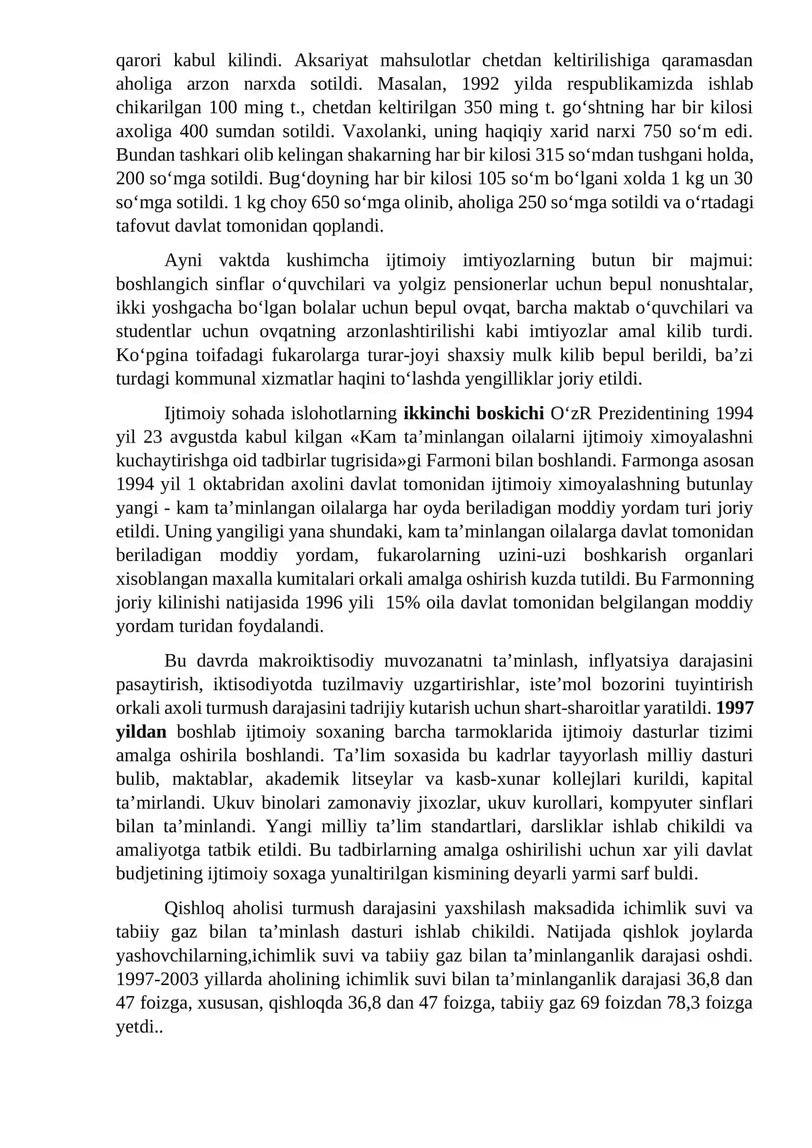 O‘zbekiston Respublikasida ijtimoiy islohotlar 3