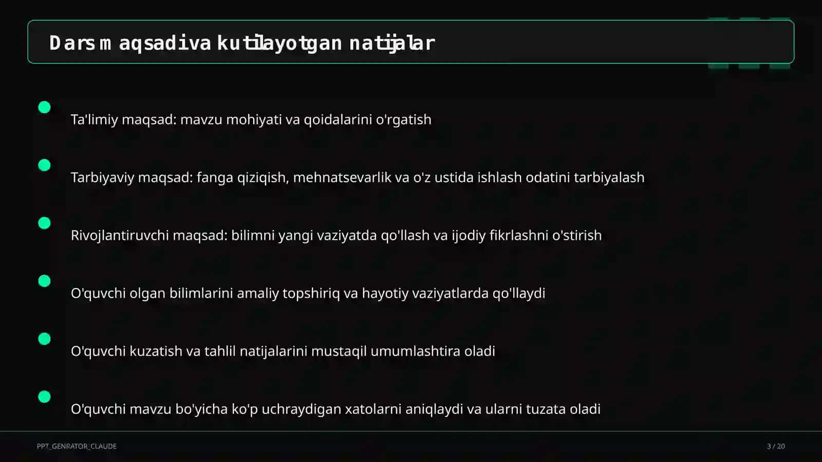TIMSS va tabiiy fanlar savodxonligi 3
