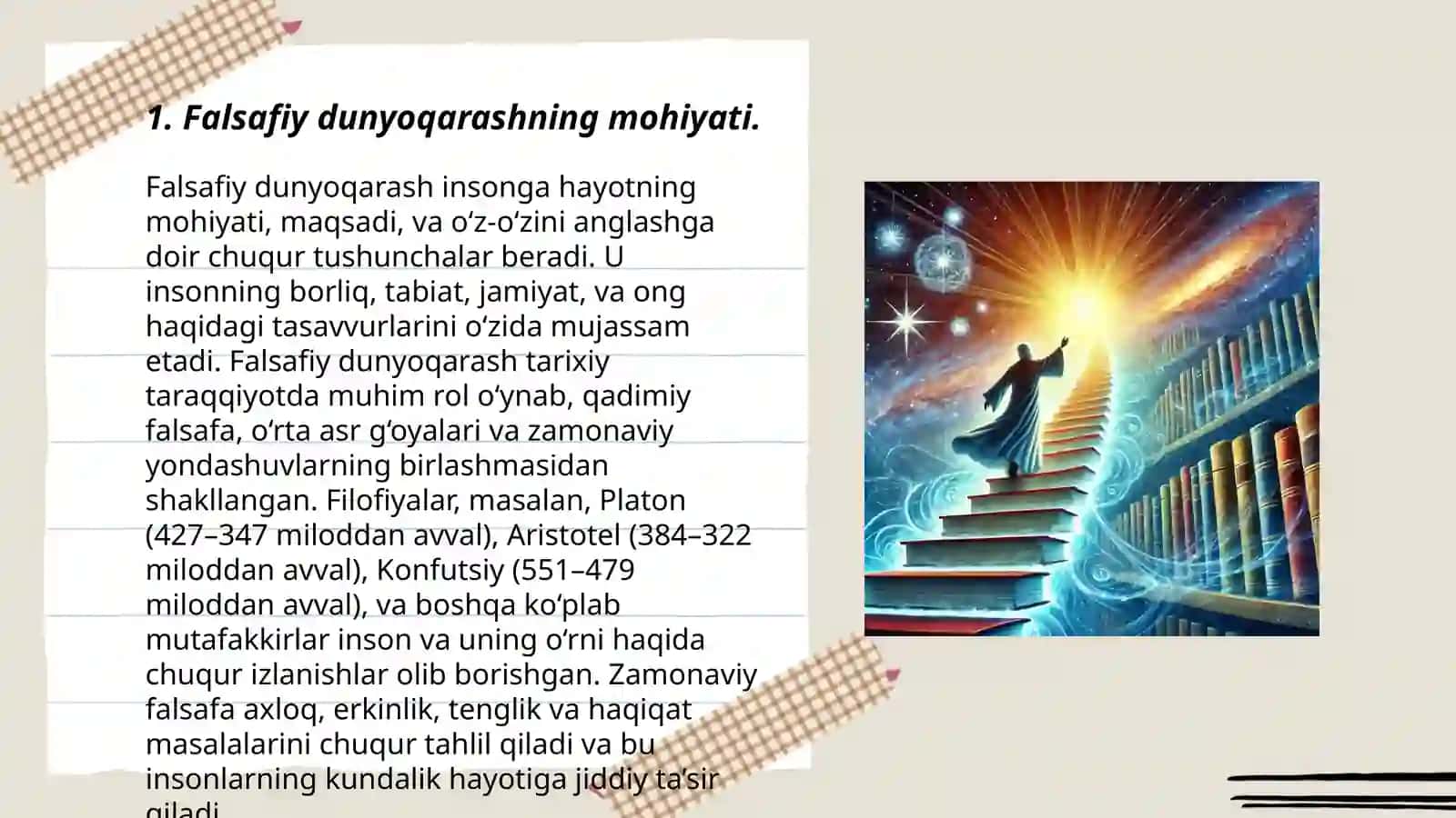 Insonning maʼnaviy kamolotida falsafiy dunyoqarashning roli 3