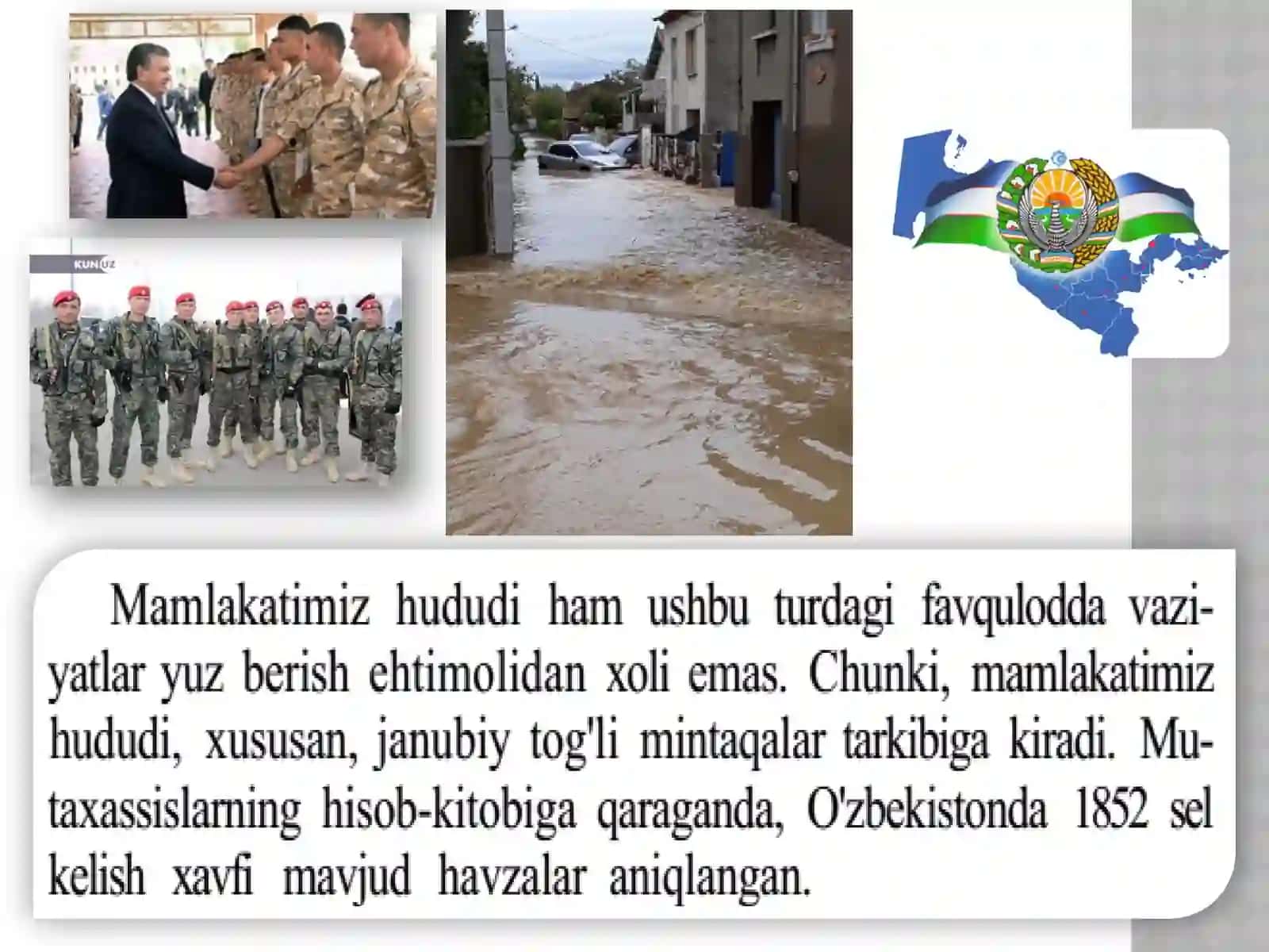 Sel, suv toshqinlari va u bilan bog'liq favqulodda hodisalar 3