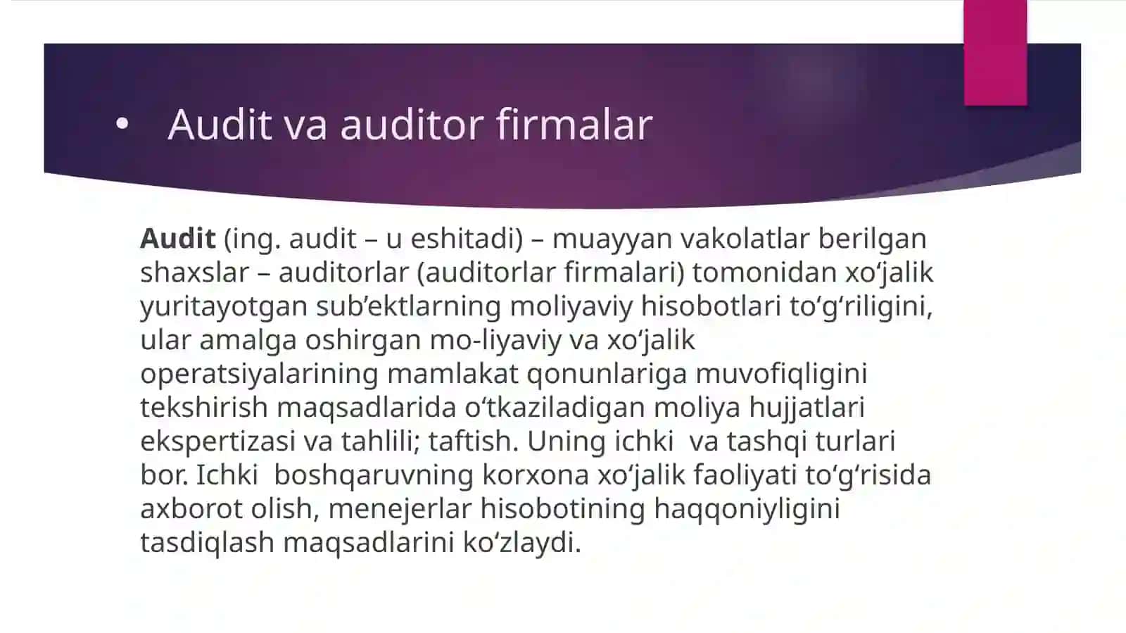 Audit.ichkiva tashqi audit 3