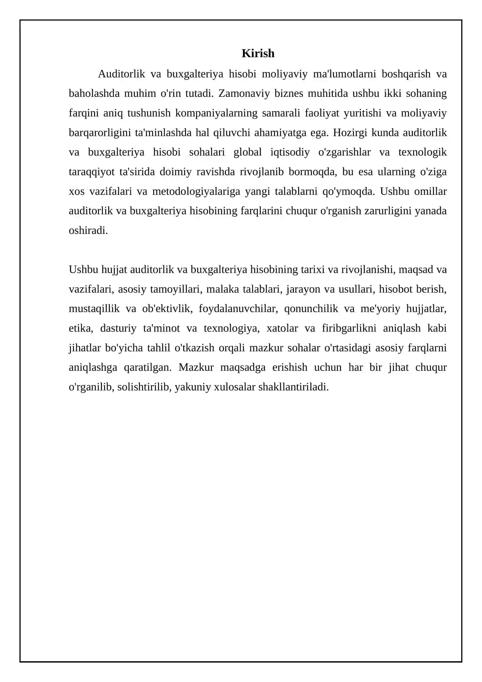 Auditorlik va hisobdorlik: asosiy farqlar 3