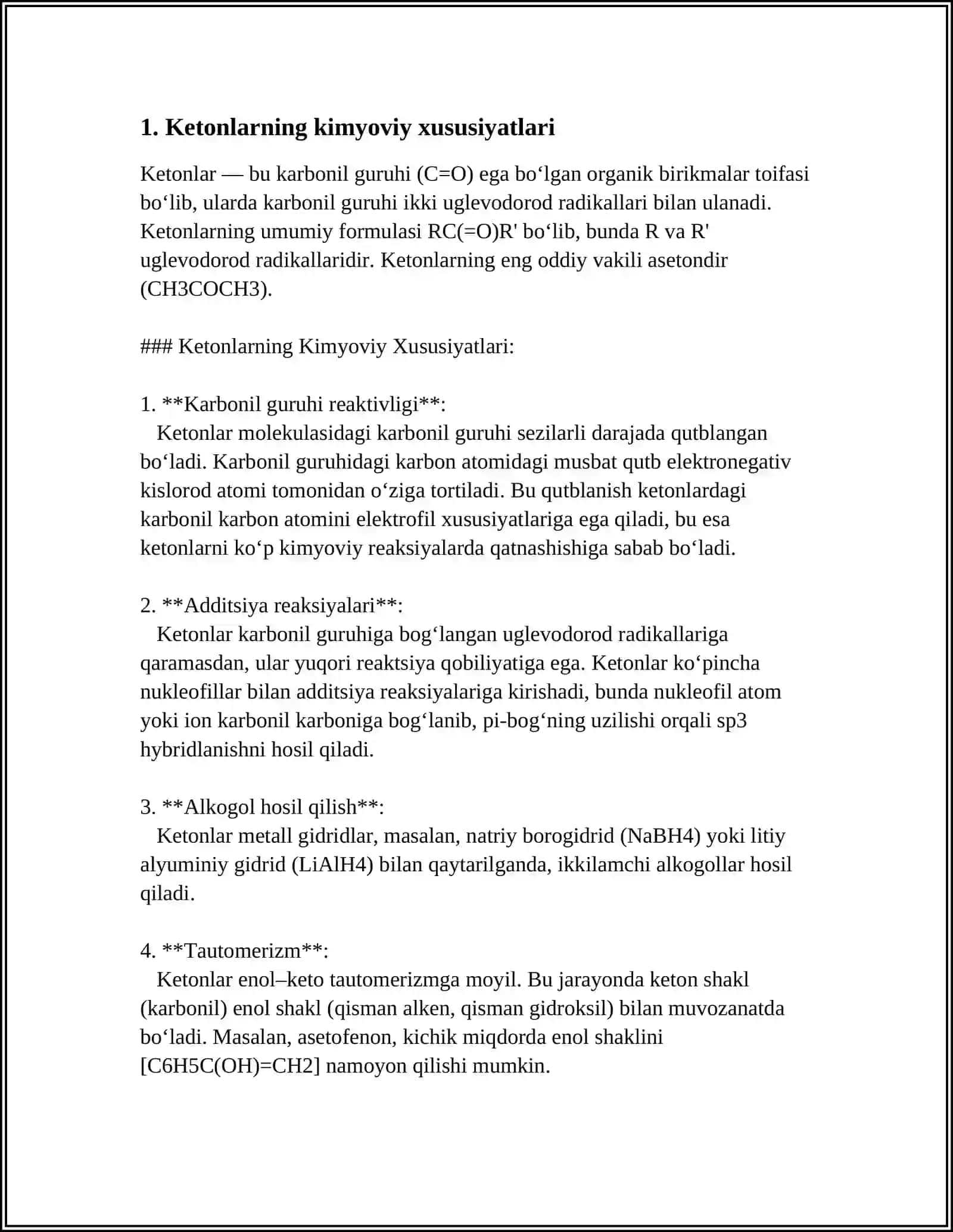 KETONLAR 3
