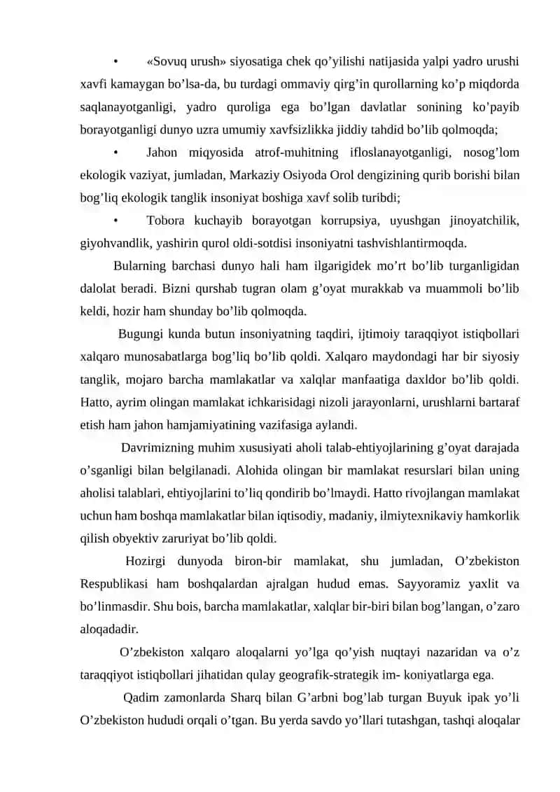 SIYOSIY-HUQUQIY SOHADAGI USTUVOR HALQARO REYTINGLAR VA ULARGA O‘ZBEKISTONNING INTEGRATSIYALASHUVI. 3
