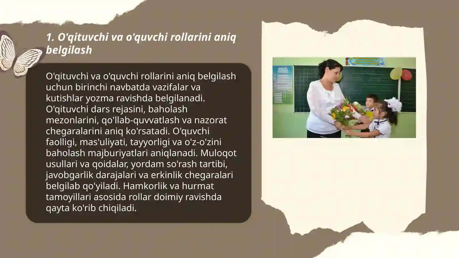 O'qituvchi va O'quvchi Rollari 3