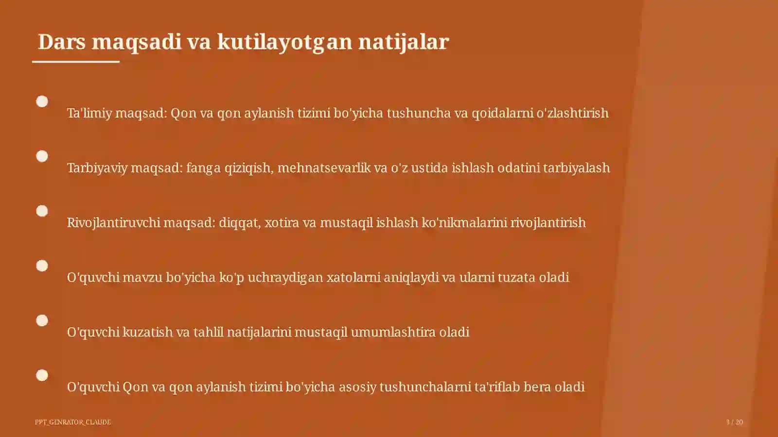 Qon va qon aylanish tizimi (8-sinf) 3