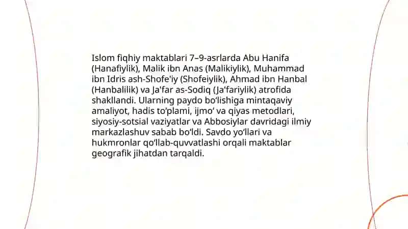 Islom fiqhiy maktablari 3