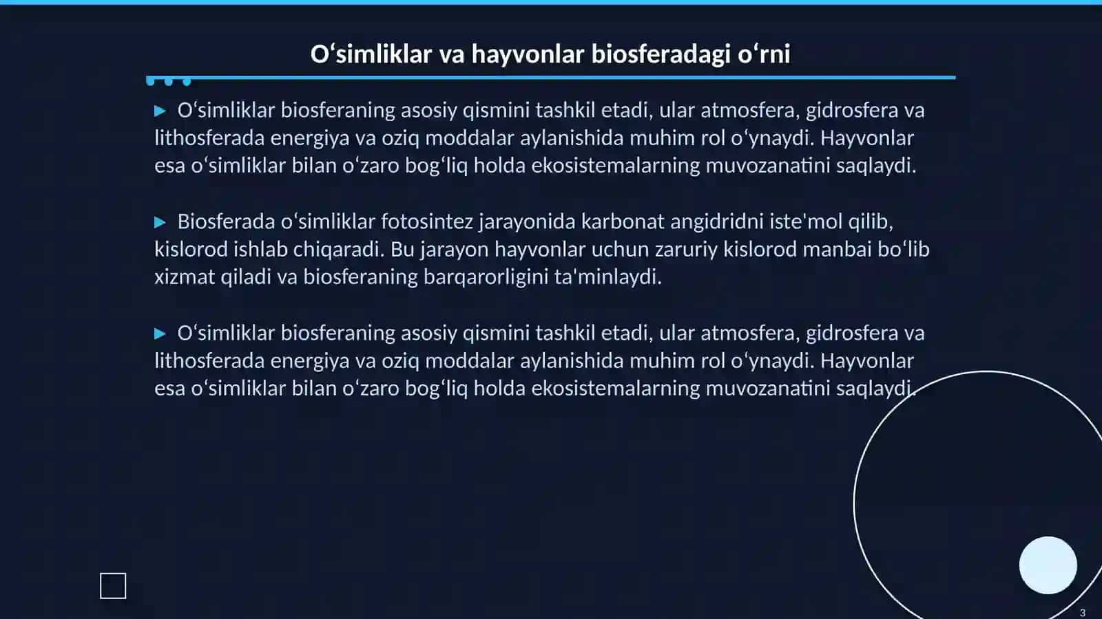 O‘zbekiston florasi, faunasi va ularni muhofaza qilish 3