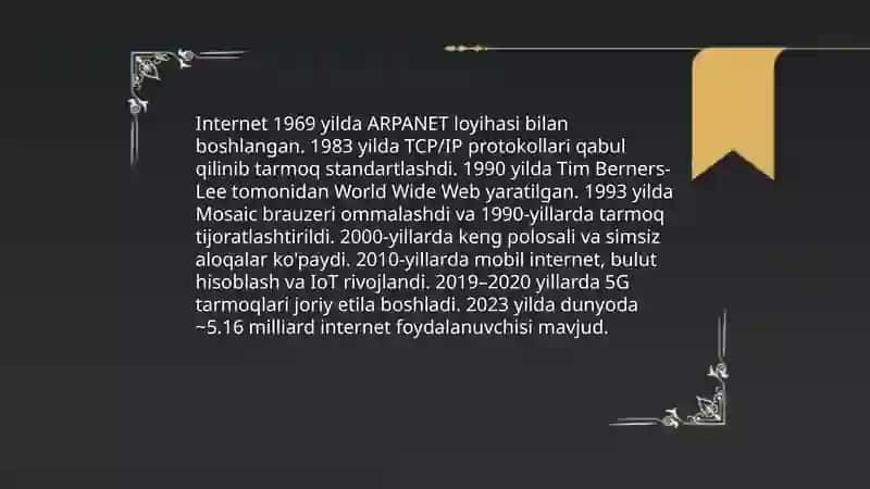 Internet tarmogi 3