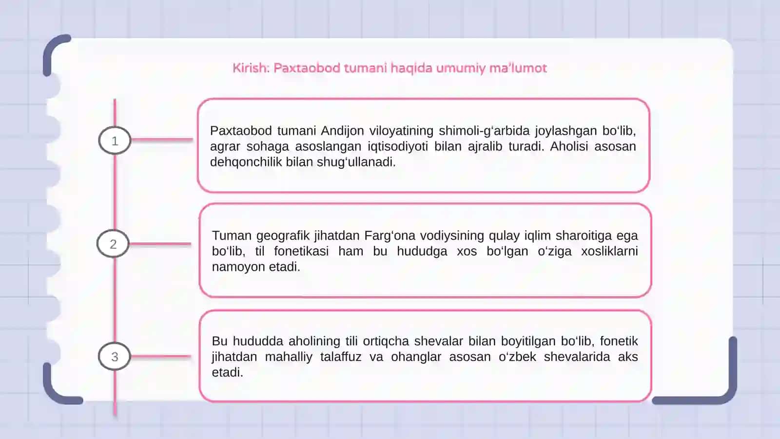 Andijon viloyati Paxtaobod tumanining fonetik jihatlari 3