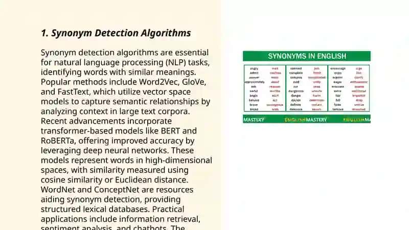 Synonyms and document classification 3