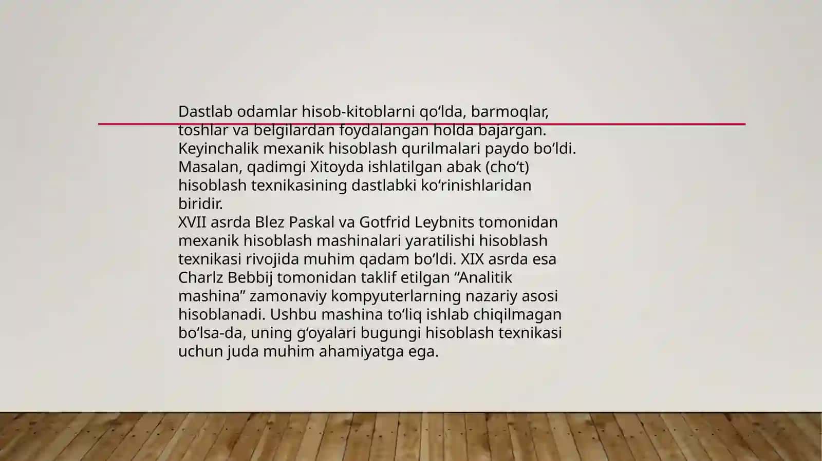 Hisoblashtexnikasirivojlanishtarixivaavlodlari.Hisoblashtexnikasivauningstrukturasi 3