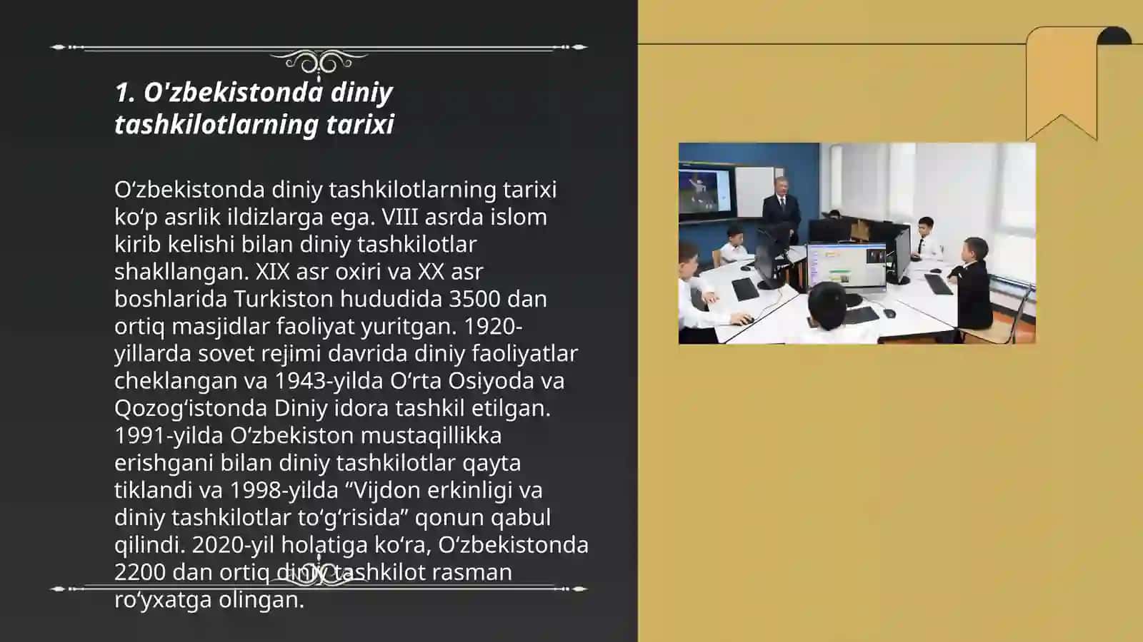O'zbekistonda diniy tashkilotlarning tarixi 3