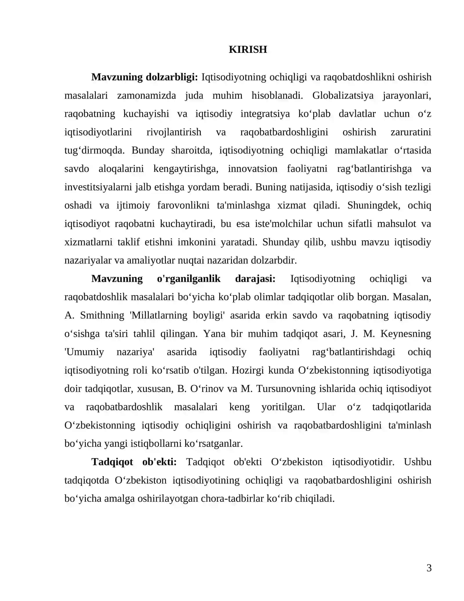 IQTISODIYOT NAZARIYASI 3