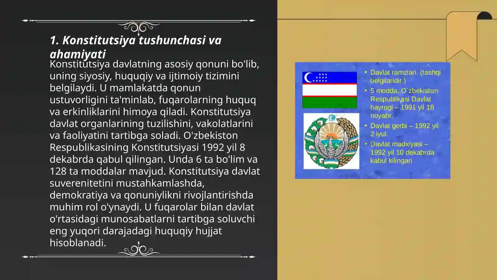 Konstitutsiya qonunlari va ularga sharx 3