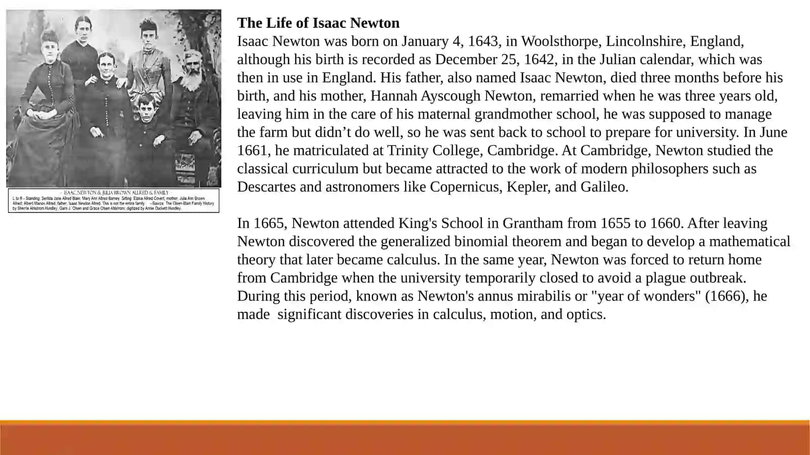 ISAAC NEWTON 3