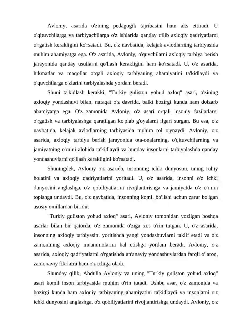 Turkiy guliston yohud axloq 3