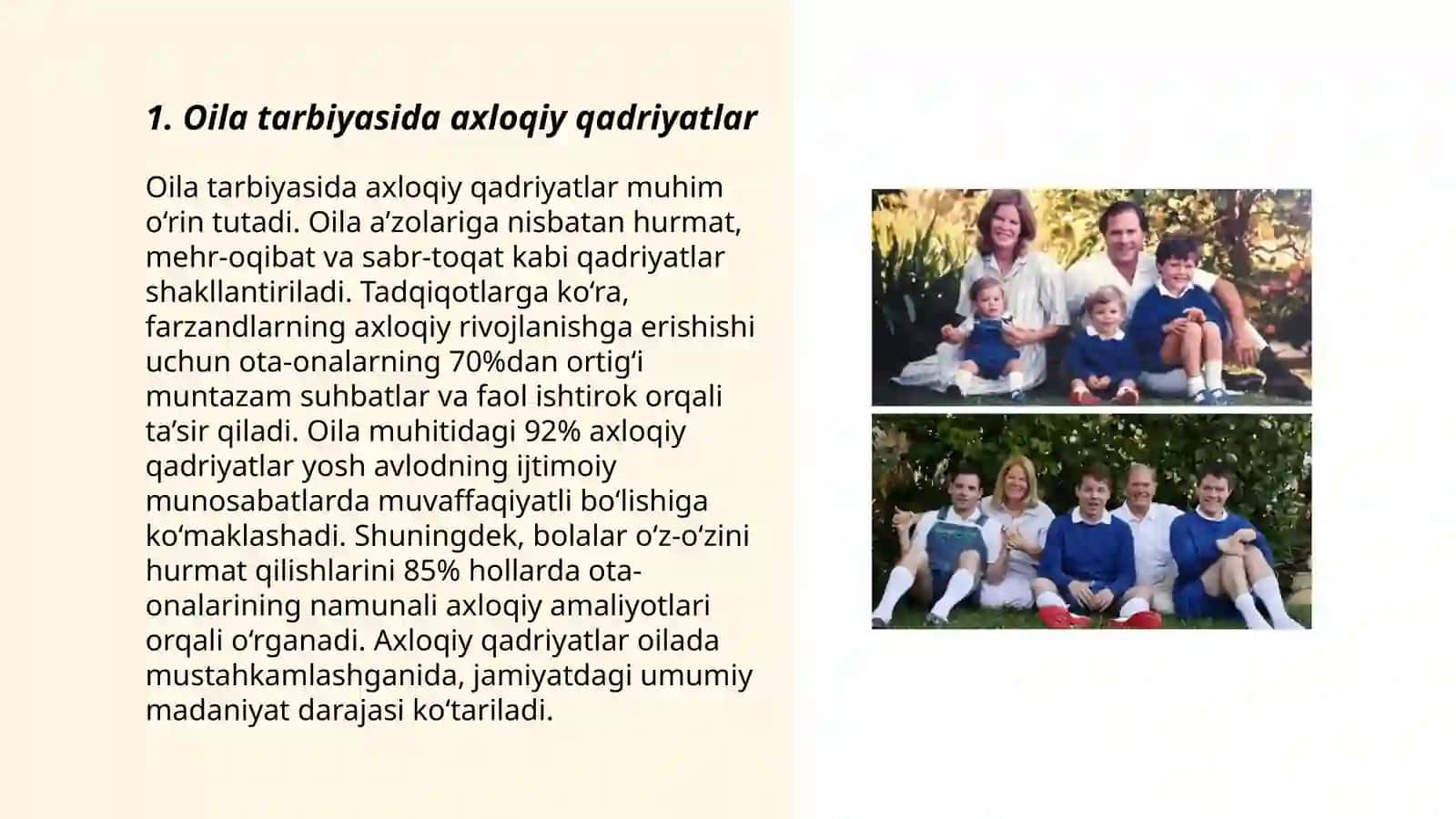 Oila tarbiyasida axloqiy qadriyatlar 3