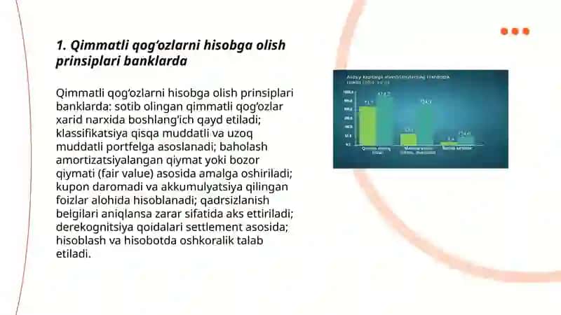 Qimmatli qog‘ozlarni hisobga olish prinsiplari banklarda 3