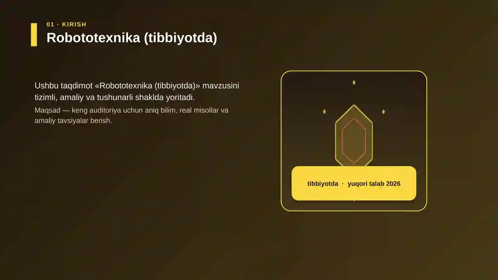 Robototexnika (tibbiyotda) 3